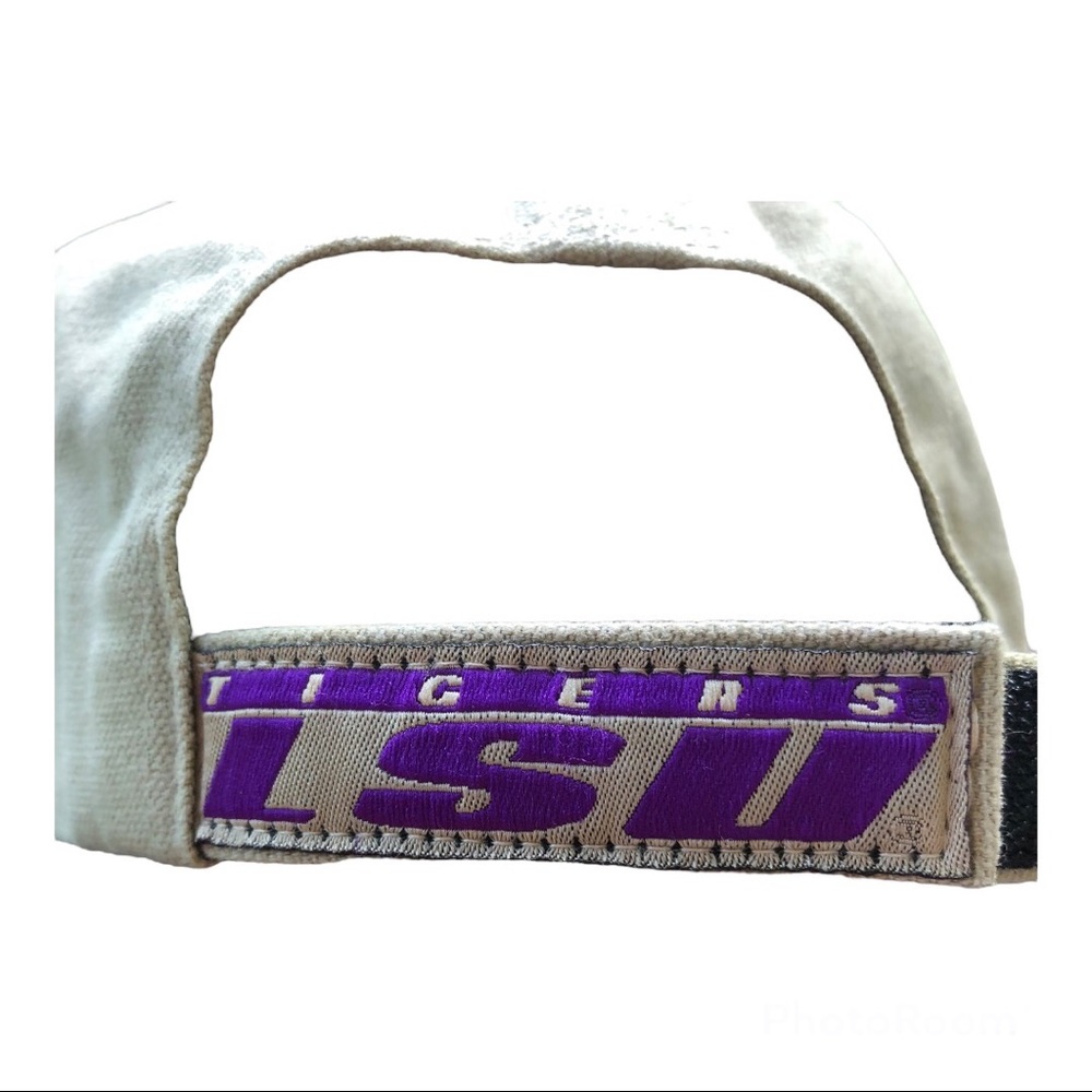 LSU Tigers hat tiger face front patch adjustable hook and loop - Picture 3 of 10